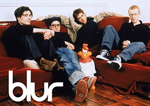Salopian Sales Poster Blur #6 – 90er Jahre Indi-Band – Damon Albarn – Musikband – Musiklegenden – A3 Poster – Druck – Bild