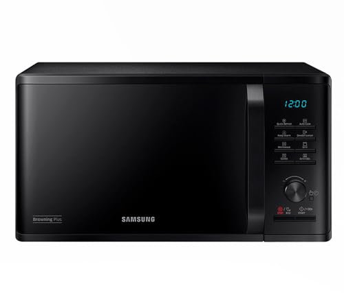 Samsung MG23K3515CK - Microondas (Countertop, Grill microwave, 23 L, 800 W, Buttons,Rotary, Black)