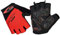 FDX Half Finger Cycling Gloves - Breathable, Gel Padded Protection, Anti-Slip - Fingerless Shock-absorbing Mitts for Mountain Bike, Road Bicycle, MTB, Riding, Men and Women (X-Large, Red)