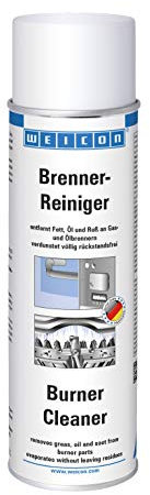 WEICON 11205500 Brennerreiniger 500ml – Entfetter & Schmutzentferner für Kamin & Ofen-Rohr, farblos