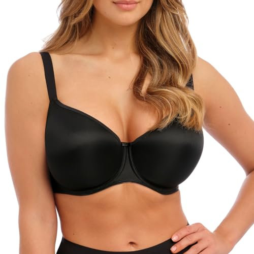 Fantasie Smoothing Moulded Balcony Bra Black Black 32G