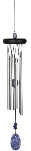 Woodstock Chimes Woodstock Chakra Chime - Lapis, Silber-Schwarz