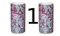 1a-handelsagentur Kerzen 2er-Set mit Kerzenflackern versch. Motiven (Motiv 1)