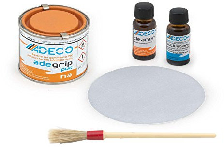 wellenshop Schlauchboot Reparaturset Adeco Grau