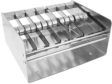 Etiketten-Spender 2,5X2,5 Cm 23,5X19X11,7 Cm Silberfarben Metall - 1 Un.