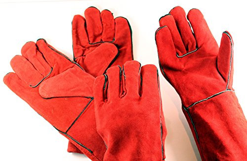 Kaminhandschuh 2 Paar Ofenhandschuh Hitzeschutzhandschuh Grillhandschuh Arbeitshandschuh Handschuh687