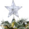 8 Federnd Stern mit weißer LED Lights - Christmas Tree Top Star/Weihnachtsdekoration