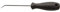 Unior Awl with Round, Double Bent Small Blade: 165mm