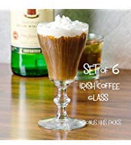 Libbey 8054 6 G Georgian Irish Coffee Verre, Lot de 6 W/Bonus HHS Picks