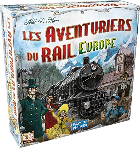 Asmodee Brettspiel - Eisenbahn-Strategie für 2-5 Spieler ab 8 Jahren