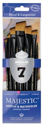 Royal Brush Majestic eckige Bürste set-7/Pkg