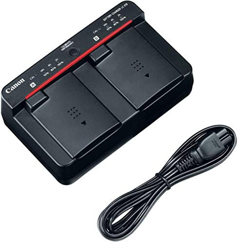 Canon Chargeur de Batterie Officiel LC-E19 pour EOS-1D X Mark II LP-E19 EOS-1D X Mark III EOS R3 noir CAN2715