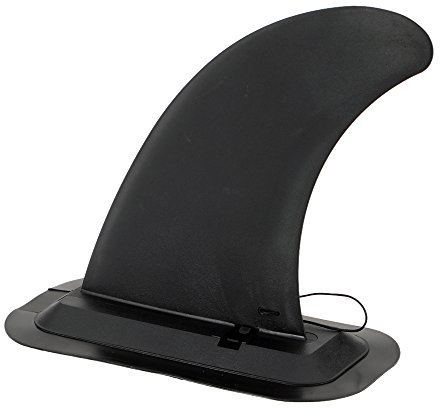 1 Stk Große schwarze Kajak Spurspaltflosse Integrale Flosse für Kanu Boot