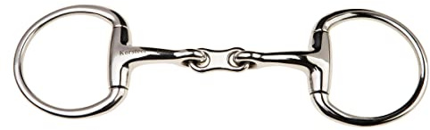 Korsteel JP Stainless Steel French Link Eggbutt Snaffle Bit, 5.5