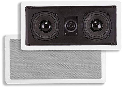 Monoprice Aramid Fiber In-Wall Center Channel Speaker - Dual 5.25 Inch (Single) With Titanium Tweeters - Caliber Series
