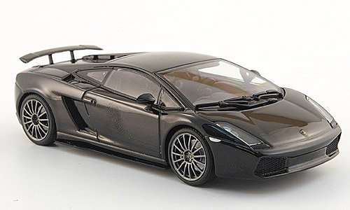 Lamborghini Gallardo Superleggera, schwarz, Modellauto, Fertigmodell, Auto Art 1:43