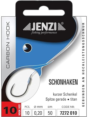 Jenzi Schonhaken Gebunden Gr.10 0,20mm 50cm