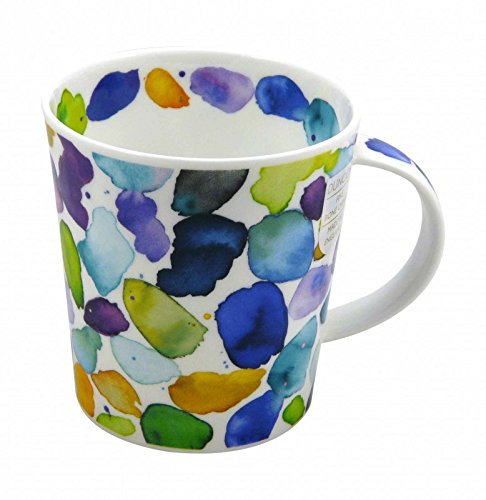Dunoon Tasse Lomond Blobs Blau 320ml