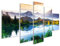 islandburner Bild auf Leinwand See Fantastisch Sonniger Tag Berg Bilder Wandbilder Poster
