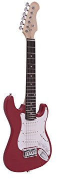 Dimavery J von 350 und E-Gitarre ST Rot