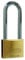 ABUS Cadenas en laiton 65/40HB63 à anse haute - Serrure de cave, de casier, etc. - corps de serrure en laiton - anse en acier trempé - de sécurité ABUS 5