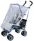 sunnybaby 10094 - Universal Regenverdeck, Regenschutz, Regenhaube | passend für Buggy ohne Dach | glasklar | schadstofffrei | Windschutz | Qualität: MADE in GERMANY