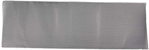 Grille anodisée aluminium noir 100 x 33 cm, maillage fin 2 x 4 m
