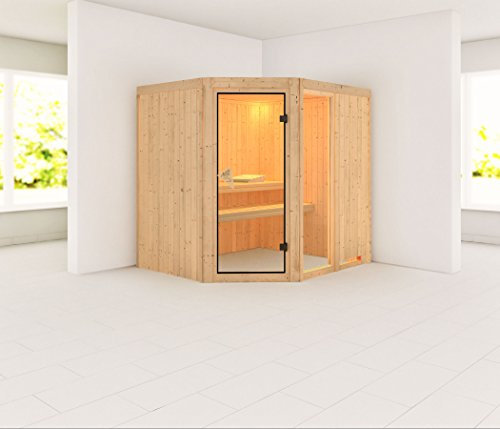 Fiona 2 - Karibu Sauna ohne Ofen - ohne Dachkranz -