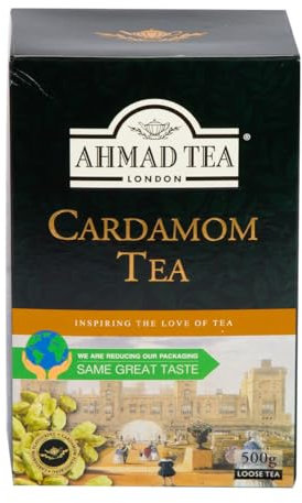 Ahmad Tea Cardamom Tea - Kenianischer Schwarztee mit Kardamon - Lose - 500g