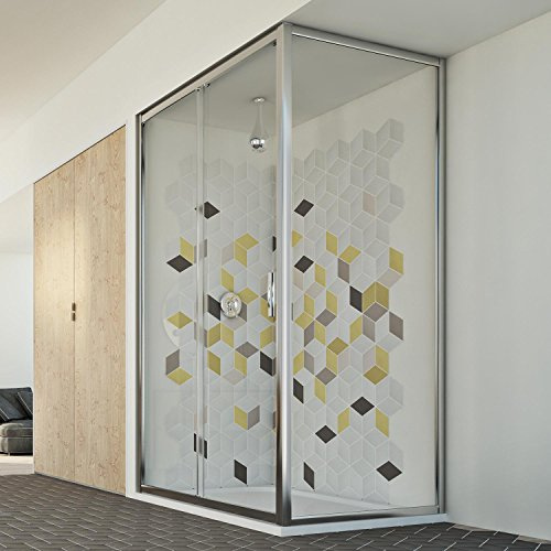 Idralite Young Duo 1 Tür Duschkabine 140x70 cm H198 ESG-Klarglas