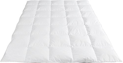 Böhmerwald Kassettendecke Elegance 100% Daunen 2,5 cm Stege - Wärmestufe 2 Größe 135x200 cm