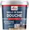 béton ciré, salle de bain, douche italienne, pièce d'eau, kit, beton, cire, salle de bains, douche italienne - 2 m² (en 2 couches) Crème Ivoire - ARCANE INDUSTRIES