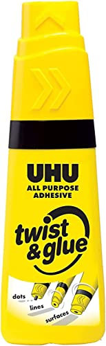 UHU Twist & glue 35 ml di colla per lavori artigianali e fai da te