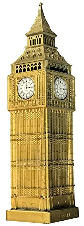 London Big Ben Souvenir Spardose Große von Metall und Kunststoff