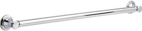 Delta Wasserhahn Traditioneller Haltegriff Traditionell 36 Inch Decorative Grab Bar poliertes chrom