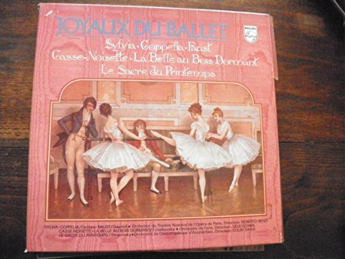 joyaux du ballet - Sylvia - Coppelia - Faust - casse-noisette - la belle au bois dormant - Le sacre du printemps coffret avec livret et 3 disques philips n° 6999 086