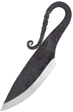 Ulfberth Frühmittelalterliches Messer mit Lederscheide | Authentische Replik, Mittelalter, Reenactment, Wikinger, Mittelalterkostüme, Accessoire