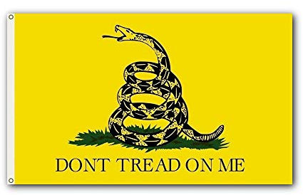 Don 't Tread On Me, Tea Party Outdoor Flagge, Groß 3 'x 5', beidseitigen witterungsbeständig Polyester