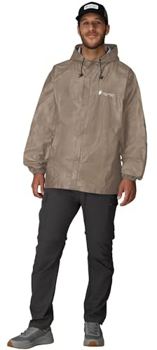 FROGG TOGGS Men's Ultra-lite2 Waterproof Breathable Rain Jacket, Khaki, Small
