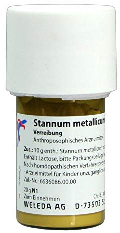STANNUM METALLICUM praeparatum D 8 Trituration 20 g