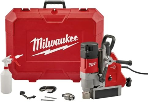 Milwaukee 14 in. H Magnetic Drill Press Kit, 1560W, 120V, Variable Speed, Power-Magnetic Drill Presses