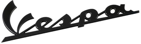 kompatibel mit Vespa Schriftzug für Seitenhaube Links 150x49mm anthrazit Aufkleber Sticker