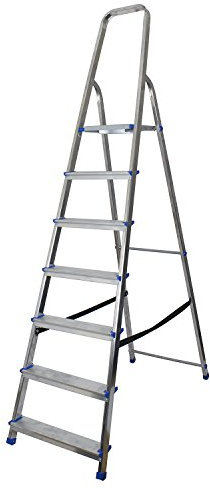 Abbey Aluminium Platform Step Ladder 7 Tread