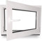 Kellerfenster - Kunststoff - Fenster - weiß - BxH: 100 x 60 cm - 1000 x 600 mm - DIN Rechts - 3 fach Verglasung - 60 mm Profil