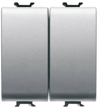 Gewiss Chorus - Doble conmut.2 módulos 1 Polo 16ax Conector rapida/o Tit.