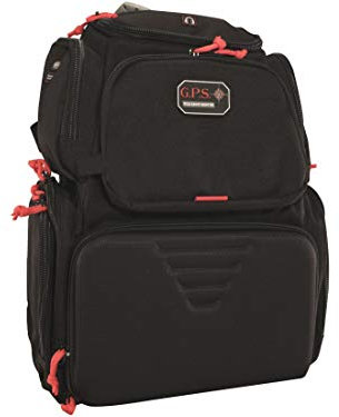 G.P.S. Herren Gps-1711bp Handfeuerwaffen-Rucksack, Schwarz, One Size
