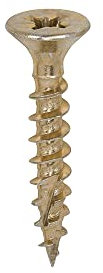 TIMCO C2 Strong-Fix Multi-Purpose Premium Countersunk Gold Woodscrews - 5.0 x 30 - Box of 200