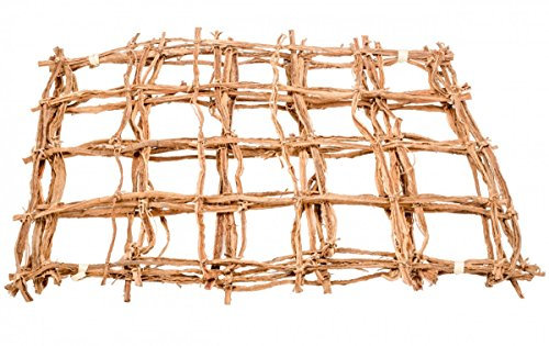 NaDeco Kokosnetz Natur, Größe ca. 50x40cm, verpackt mit 5 Stück | Rankgitter | Palmennetz | Kokosgitter | Netz aus Kokosrinde | Mammutgeflecht | Kletternetz | Kokosmatte