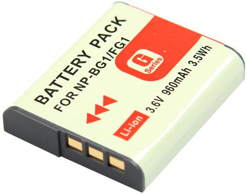Batterie NP-BG1 pour Sony DSC-N1 N2 H3 H7 H9 H10 T20 T25 W30 W35 etc