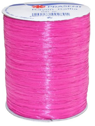 Geschenkband Bast, pink